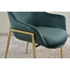 Pan Emirates Docien Fabric & Metal Dining Chair (68 x 65 x 79 cm)