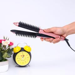 Olsenmark 2-In-1 Hair Straightener W/Brush, OMH4006