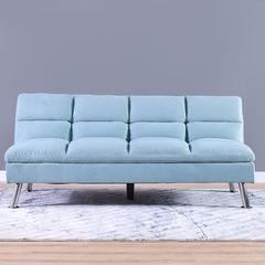 Carissa 3-Seater Fabric Sofa Bed & Ottoman Set Danube Home