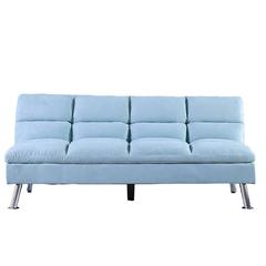 Carissa 3-Seater Fabric Sofa Bed & Ottoman Set Danube Home