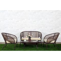 Edgester 4-Seater Rattan Garden Sofa Set PAN Emirates