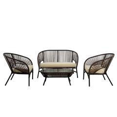 Edgester 4-Seater Rattan Garden Sofa Set PAN Emirates