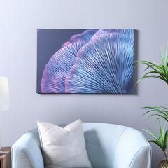 Danube Home Lorena Super Big Purple Leaves Canvas Wall Art