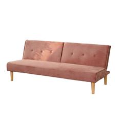 Pan Emirates Canister Velvet Fabric Sofa Bed