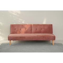 Pan Emirates Canister Velvet Fabric Sofa Bed