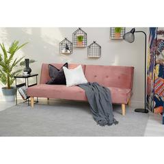 Pan Emirates Canister Velvet Fabric Sofa Bed