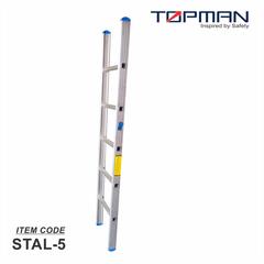 Topman Aluminum Straight 5-Step Ladder, STAL-5 (180 x 40 x 174 cm)