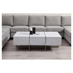 Pan Emirates Spoleta Wood & Metal Coffee Table (141 x 70 x 46 cm)