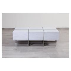 Pan Emirates Spoleta Wood & Metal Coffee Table (141 x 70 x 46 cm)