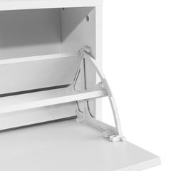 vidaXL Shoe Storage Bench White (80 x 24 x 45 cm)