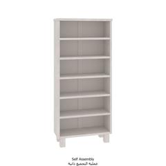 vidaXL Solid Pine Wood CD Cabinet (45 x 18 x 100 cm, White)