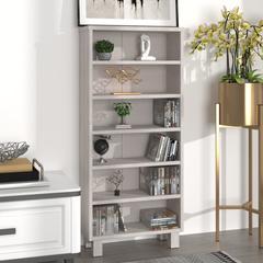 vidaXL Solid Pine Wood CD Cabinet (45 x 18 x 100 cm, White)