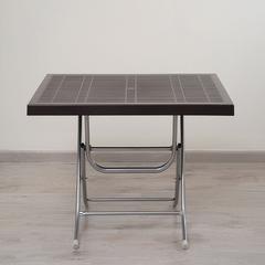 Pan Emirates Helvina Metal & Plastic Foldable Dining Table (140 x 80 x 74 cm)