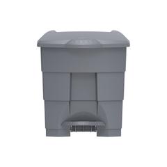 Cosmoplast Plastic Step-on Waste Bin W/Pedal (30 L, Dark Grey)