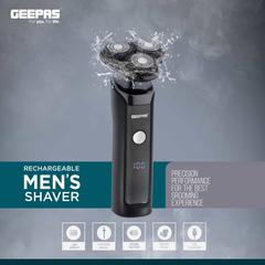 Geepas Rechargeable Shaver W/Three Rotary Head, GSR57501 (5 W)