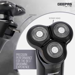 Geepas Rechargeable Shaver W/Three Rotary Head, GSR57501 (5 W)