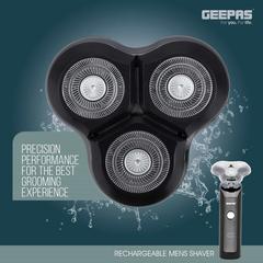 Geepas Rechargeable Shaver W/Three Rotary Head, GSR57501 (5 W)