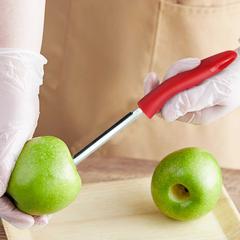 مقشرة كوسة  بمقبض أحمر اللون راج (24 سم)