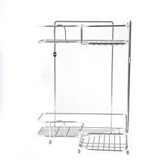 Royalford Stainless Steel 2-Tier Corner Rack (27 x 27 x 35 cm)