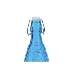 Pan Emirates Spiral Glass Bottle (1 L, Light Blue)