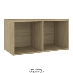 vidaXL Engineered Wood Vinyl Storage Box (71 x 34 x 36 cm, Sonoma Oak)