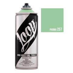 Loop Premium Artist Quick Dry Spray Paint, LP257 (400 ml, Parma Green)