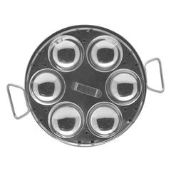 Raj 2-Tier Steel Idli Cooker (25 x 24 cm)