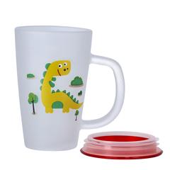 Royalford Glass Mug W/Lid (325 ml)