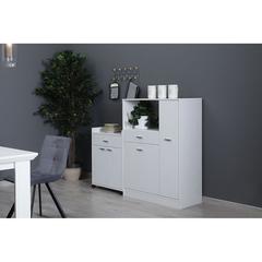 Pan Emirates Diges Panel Board 2-Door Kitchen Cabinet W/Drawer (60 x 42 x 76 cm)