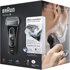 Braun Series 5 Men’s Wet & Dry Electric Shaver W/Clean & Charge System , 5195cc