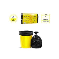Cleaning Superstore 60-Gal Garbage Bag Roll (20 Bags, 90 x 110 cm, Pack of 2)