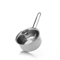Fissman Bambino Stainless Steel Sauce Pan W/Glass Lid (14 cm)