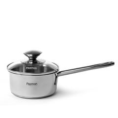 FISSMAN 304 Stainless Steel Cooking Sauce Pot With Glass Lid