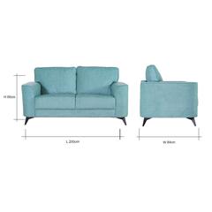 Fairfield 3-Seater Fabric Sofa Danube Home