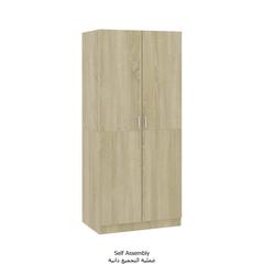 دولاب ملابس خشب هندسي سونوما بلوط 80x52x180 سم فيدا إكس إل