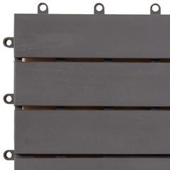 vidaXL Decking Tiles 30 pcs Grey Wash (30 x 30 cm) Solid Acacia Wood