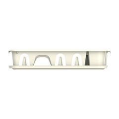 Cosmoplast Large Plastic Dish Rack W/Drainer (Off White)
