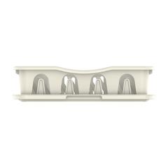 Cosmoplast Large Plastic Dish Rack W/Drainer (Off White)