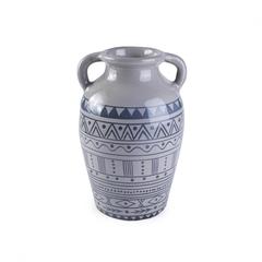 Verdant Double Handle Small Vase (20 x 20 x 33 cm, Gray)