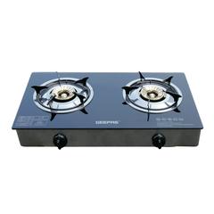 Geepas Built-In 2-Burner Gas Hob, GK4280 (67 x 36 x 12 cm)