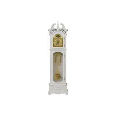 PAN Emirates Wooden Grandfather Clock W/Chime (57 x 27 x 205 cm, White)