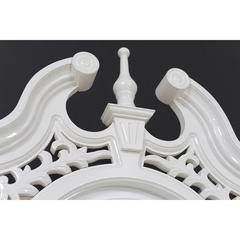 PAN Emirates Wooden Grandfather Clock W/Chime (57 x 27 x 205 cm, White)