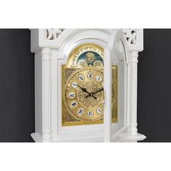 PAN Emirates Wooden Grandfather Clock W/Chime (57 x 27 x 205 cm, White)