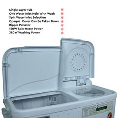 Nobel 7 kg Freestanding Top Load Semi Auto Washing Machine, NWM8001