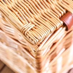 Danube Home Rattan Picnic Basket (42 x 31 x 29 cm)