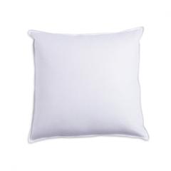 وسادة محشوة ريش ناعم فاخر حول الإمارات (45 × 45 سم ، أبيض)