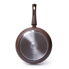 Fissman Smoky Stone Induction Aluminium Frying Pan W/Detachable Handle (28 cm)