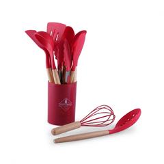 Pan Emirates Essentials 13-Piece Kitchen Utensils Set (Red)