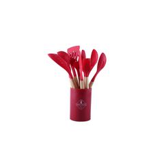 Pan Emirates Essentials 13-Piece Kitchen Utensils Set (Red)