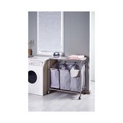 Pan Emirates Cosmo Metal Ironing Board W/3 Laundry Hamper (80 x 40 x 88 cm)